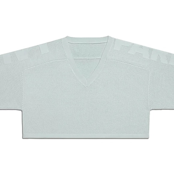 Ivy Park Knit Crop Jersey in Green Tint - Picture 2 of 3
